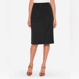 Pendleton Black Wool Blend Pencil Skirt Office Plus Sz 14W Knee Length Career